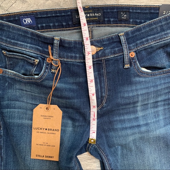 Lucky Brand Stella Skinny Blue Jeans Size 26/2 - Picture 6 of 8